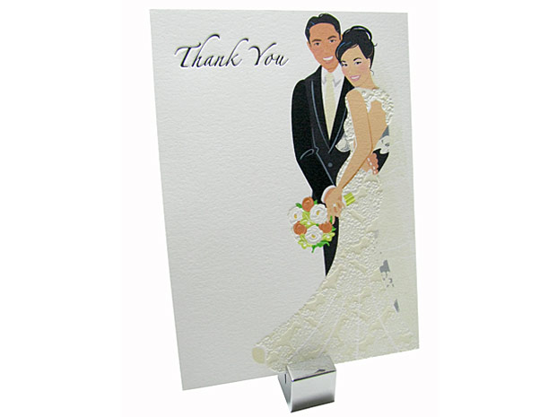 Astrid specializes in custom couple wedding illustrations for invitations