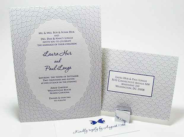 Fish scales beach wedding invitations Click on an image below to launch 