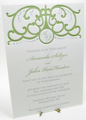 Image of Italian Gate Wedding Invitation 