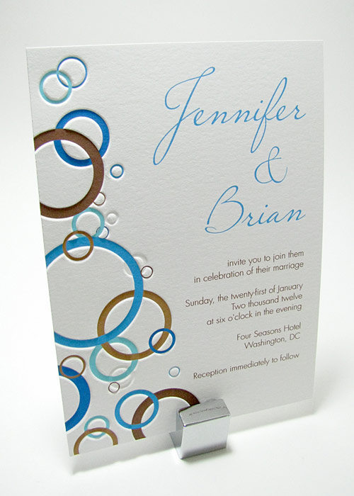 Ring wedding invitations