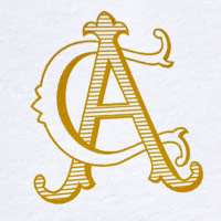 AC or CA vintage monogram