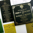 Art Deco Gatsby Invitations