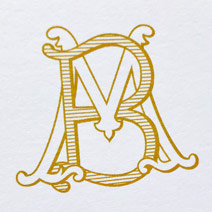 bm monogram mb monogram vintage logo