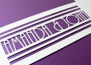 Belly bands invitations wedding custom