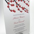 Cherry blossom luxury wedding invitations