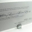 Elegant wedding invitations