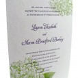 Floral wedding invitations