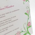 Flower Vine Wedding Invitation