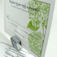 Flower wedding invitations