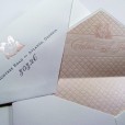 Foil stamping invitations