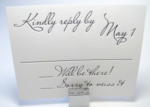 Handwriting Wedding Invitation