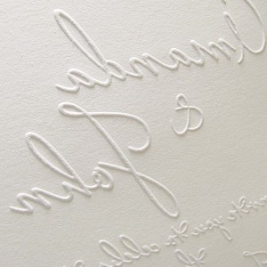 Handwriting Wedding Invitation