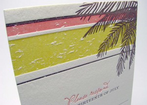 Hawaii wedding invitations