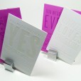 Hot pink luxury invitations