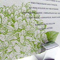 Hydrangea wedding invitations