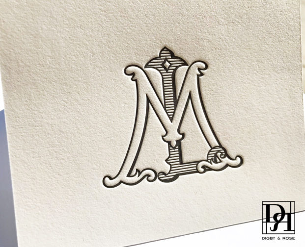 wedding m m monogram