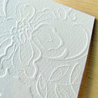 Lace letterpress wedding invitation feminine wedding