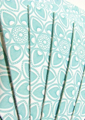 Letterpress business card customization