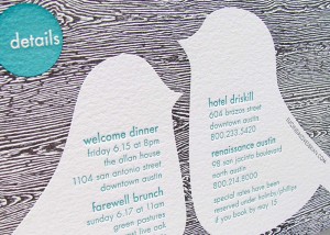 Love Birds Wedding Invitation