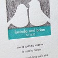 Love Birds Wedding Invitation