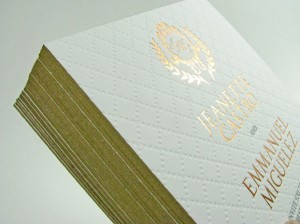 Luxury Rome wedding invitations