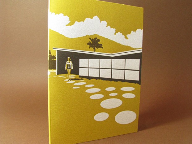 Palms Springs Mid Century Modern House Card