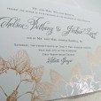 Magnolia luxury wedding invitations