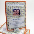 Mexican tile save the dates