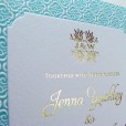 Modern beach wedding invitations