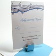 Ocean wedding invitation