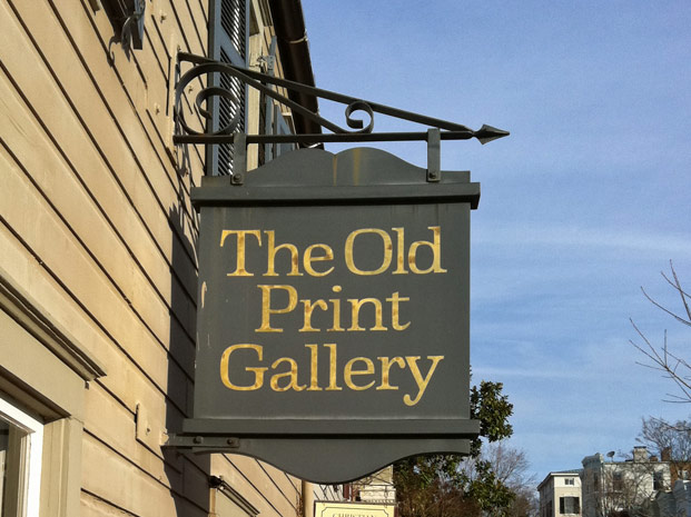 Old Print Gallery NW washington dc