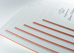 Orange edge painiting