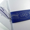 Pocketfold wedding invitation