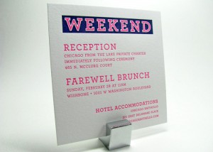 Preppy mitzvah events card