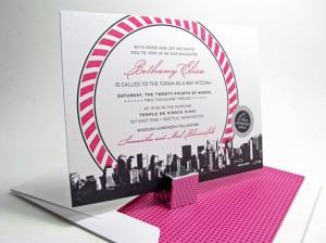 Seattle mitvah invitations
