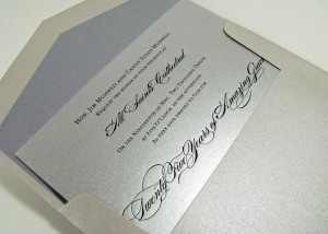 Silver anniversay invitation