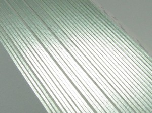 Silver foil edge gilding