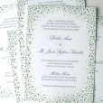 Letterpress wedding announcements DC