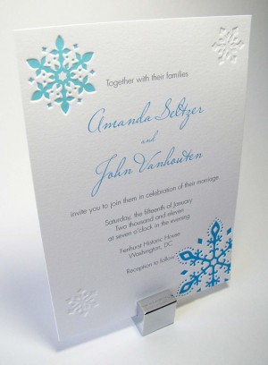 Snowflakes Invite