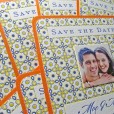 Spanish tile save the dates