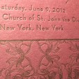 Mehndi Letterpress Wedding Invitation