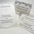 Victorian flourish invitation set