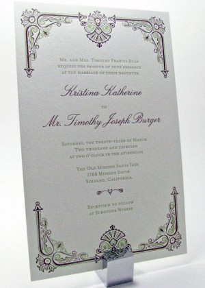 Vintage intricate border