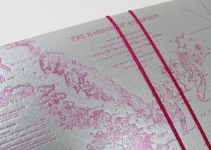 Annapolis map invitations