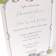 Art Deco Wedding Invitation