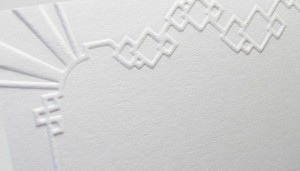 Art Deco Wedding Invitation