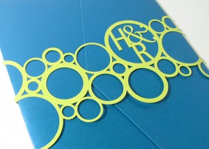 Belly bands for wedding invitations