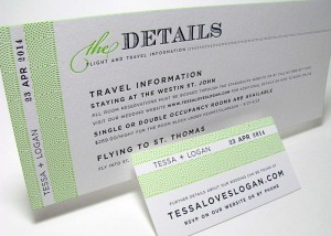 boarding pass wedding invitations