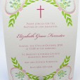 Cameo Baptism Invitations Baby Announcements