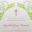 Cameo Baptism Invitations Baby Announcements